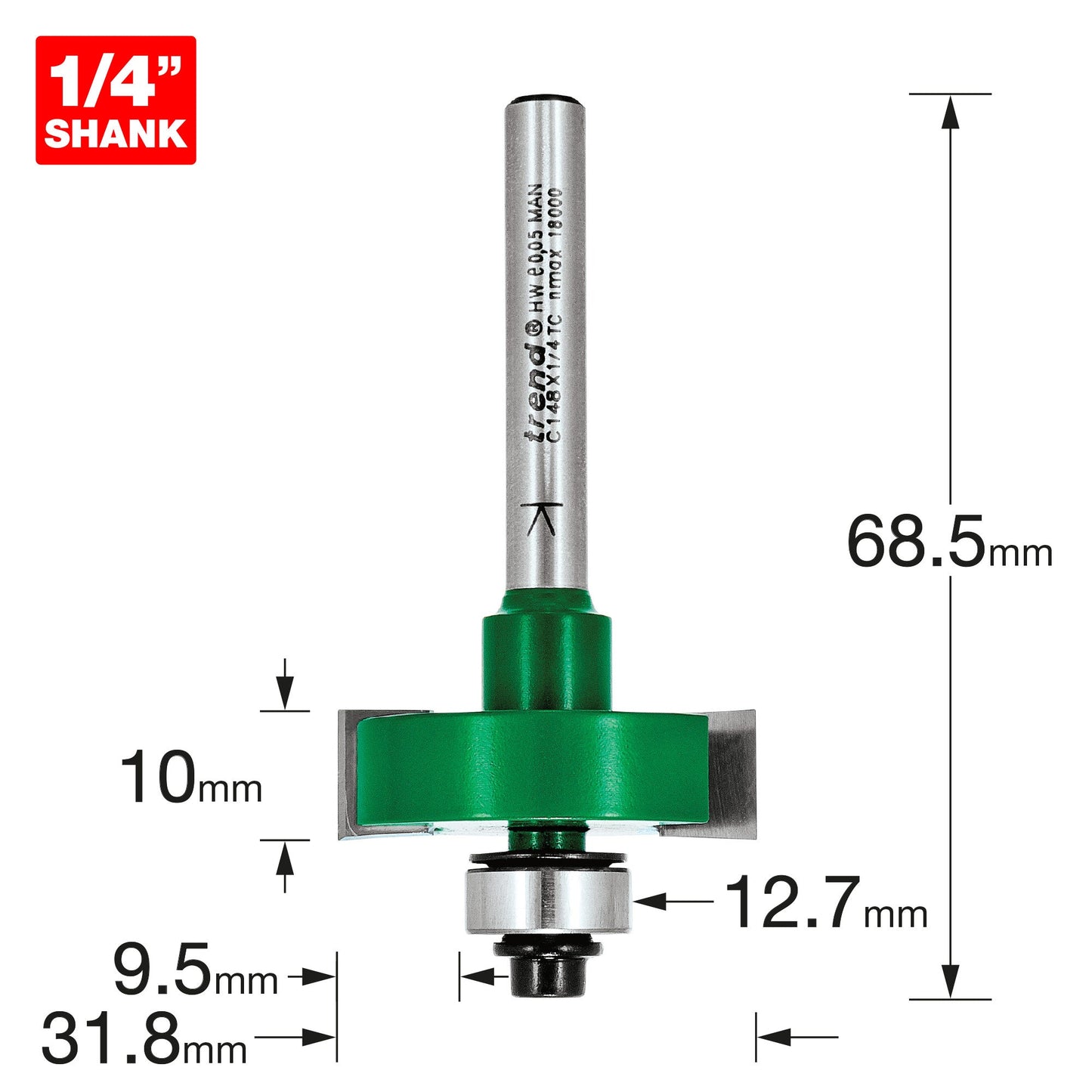 Slotting 10mm cut