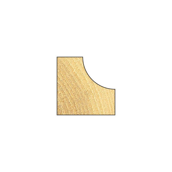 Radius 11.1mm radius x 22.2mm diameter