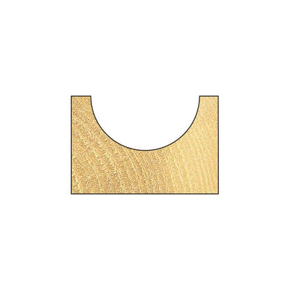 Radius 11.1mm radius x 22.2mm diameter