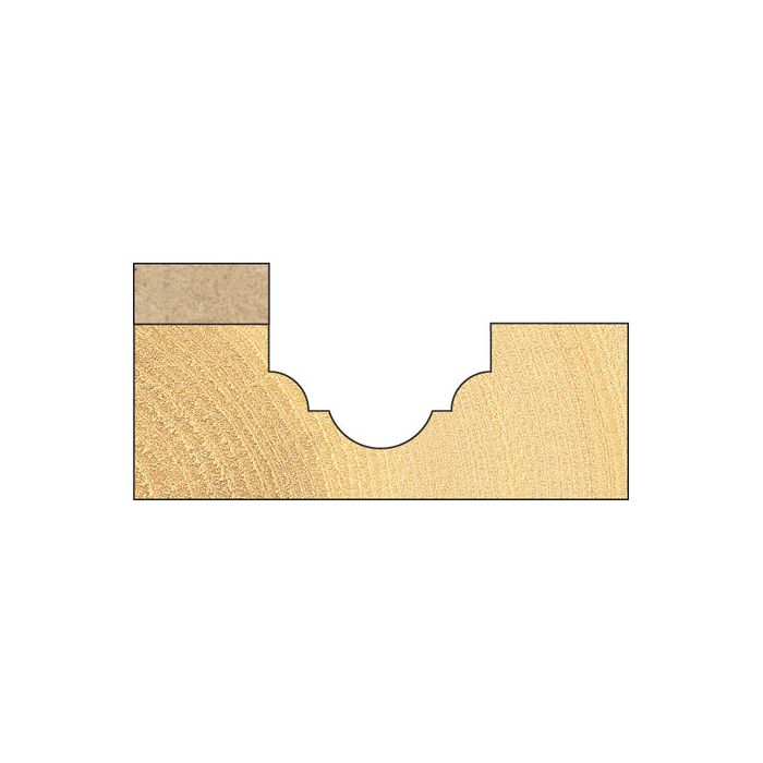 Broken ogee 4mm radius