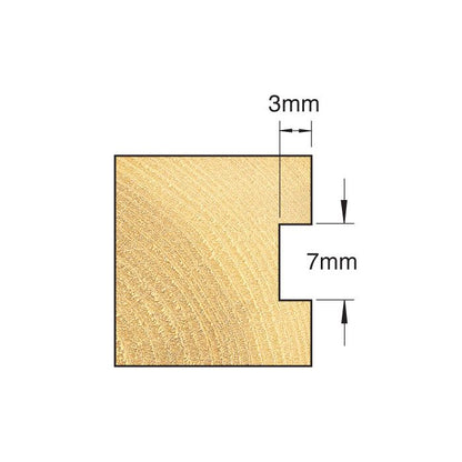 Guided plain pile cutter 7x3mm