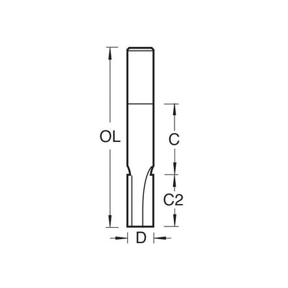 Pocket cutter 6.3mm diameter