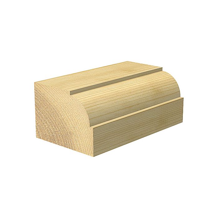 Rounding over 9.5mm radius x 15.9mm cut