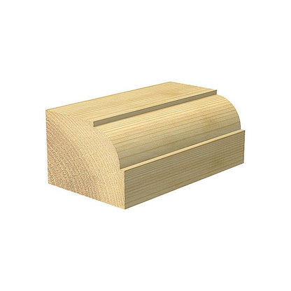 Rounding over 9.5mm radius x 15.9mm cut