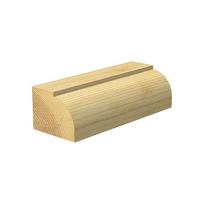 Rounding over 25.4mm radius x 32mm cut