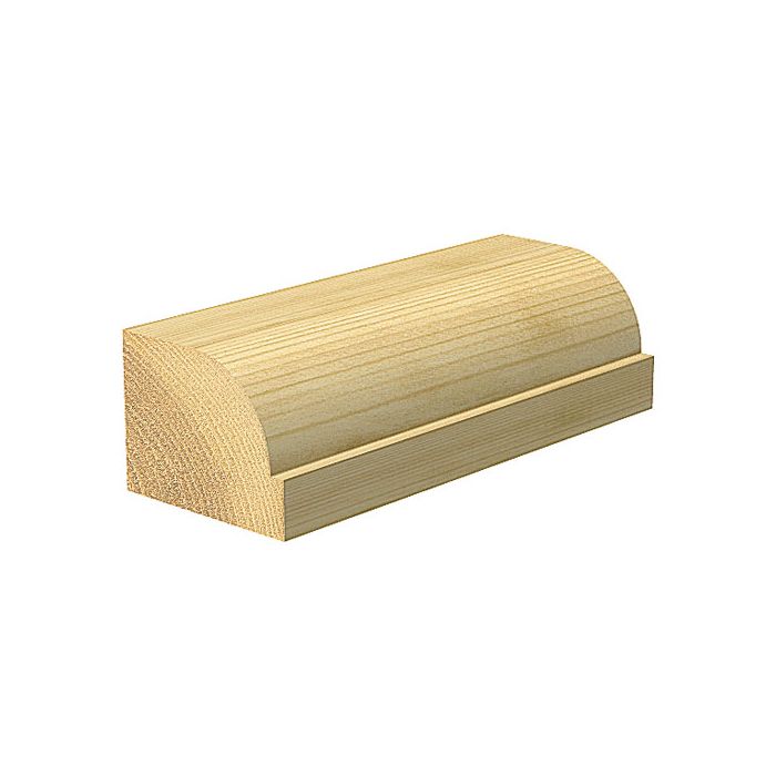 Rounding over 7.9mm radius x 12.7mm cut