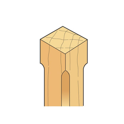 Self guided chamfer 60 degrees x 12.7mm cut