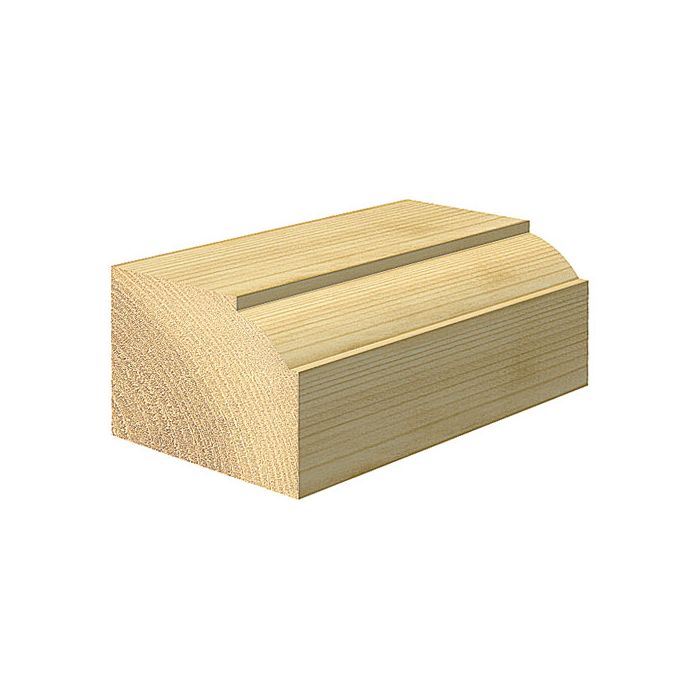 Flat ovolo 12mm radius x 11mm cut