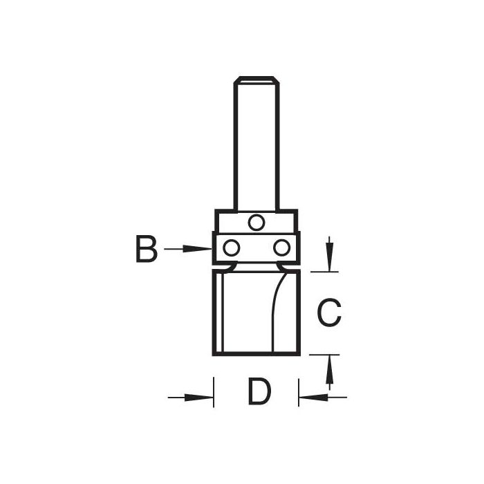 Template profile 12.7mm diameter