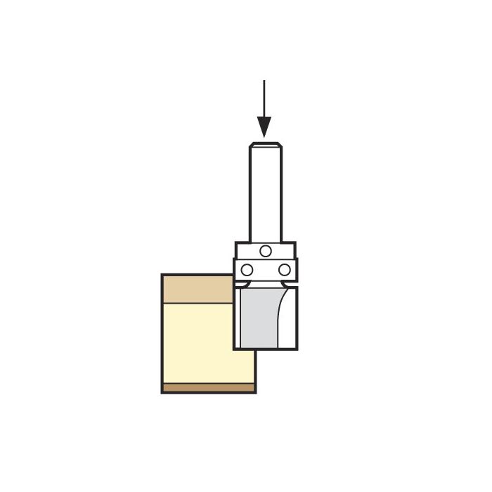 Profiler 19.1mm diameter x 50mm cut