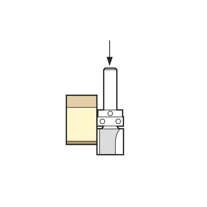 Profiler 19.05mm diameter X 63mm cut