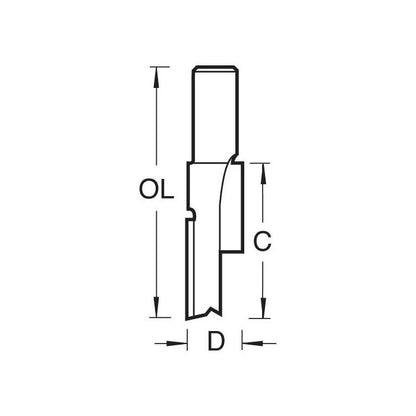 Staggered Mortise Cut 16 diameter