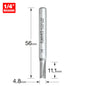 Two Flute Cutter 4.8mm diameter