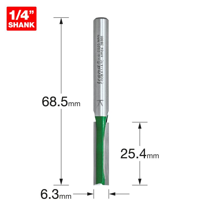 Two Flute Cutter 6.3mm diameter