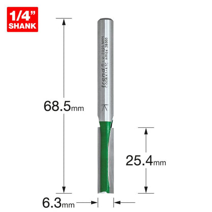 Two Flute Cutter 6.3mm diameter
