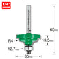 Self guided ogee quirk 4mm radius