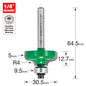 Self guided ogee 5mm radius