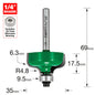 Self guided ogee 6.3mm radius