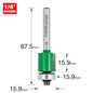 Guided trimmer 15.9mm diameter