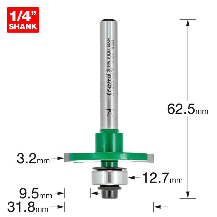 Slotting 3.2mm cut