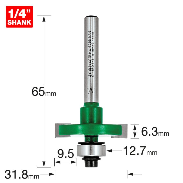 Slotting 6.3mm cut
