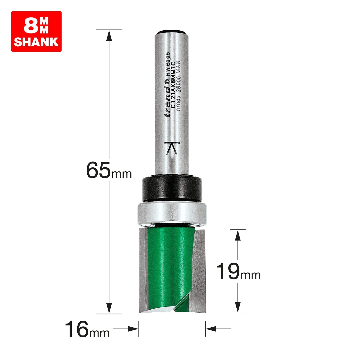Template profile 16.0mm diameter