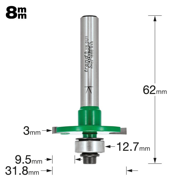 Slotting 3.0mm cut x 31.8mm diameter