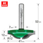 Raised panel 12mm radius x 41mm diameter