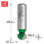 Cove radius 6.35mm x 7.9mm cut