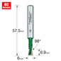 Dovetail 6.0mm diameter x 98 degrees two flute