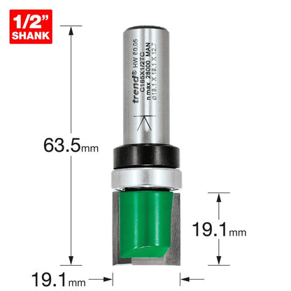 Profiler 19.1mm diameter X19.1mm cut