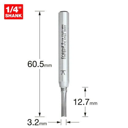Two Flute Cutter 3.2mm diameter