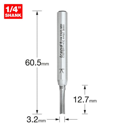 Two Flute Cutter 3.2mm diameter