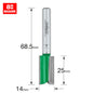 Two Flute Cutter 14.0mm diameter