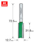 Two Flute Cutter 12.7mm diameter