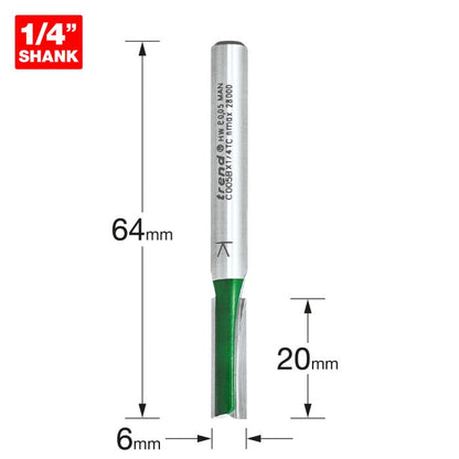 Two Flute Cutter 6.0mm diameter