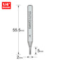 Two Flute Cutter 2mm diameter
