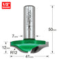 Raised panel 12mm radius x 41mm diameter