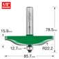 Ogee panel mould cutter 22mm radius 86mm diameter