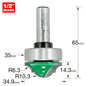 Bearing guided classic panel 6.3mm radius