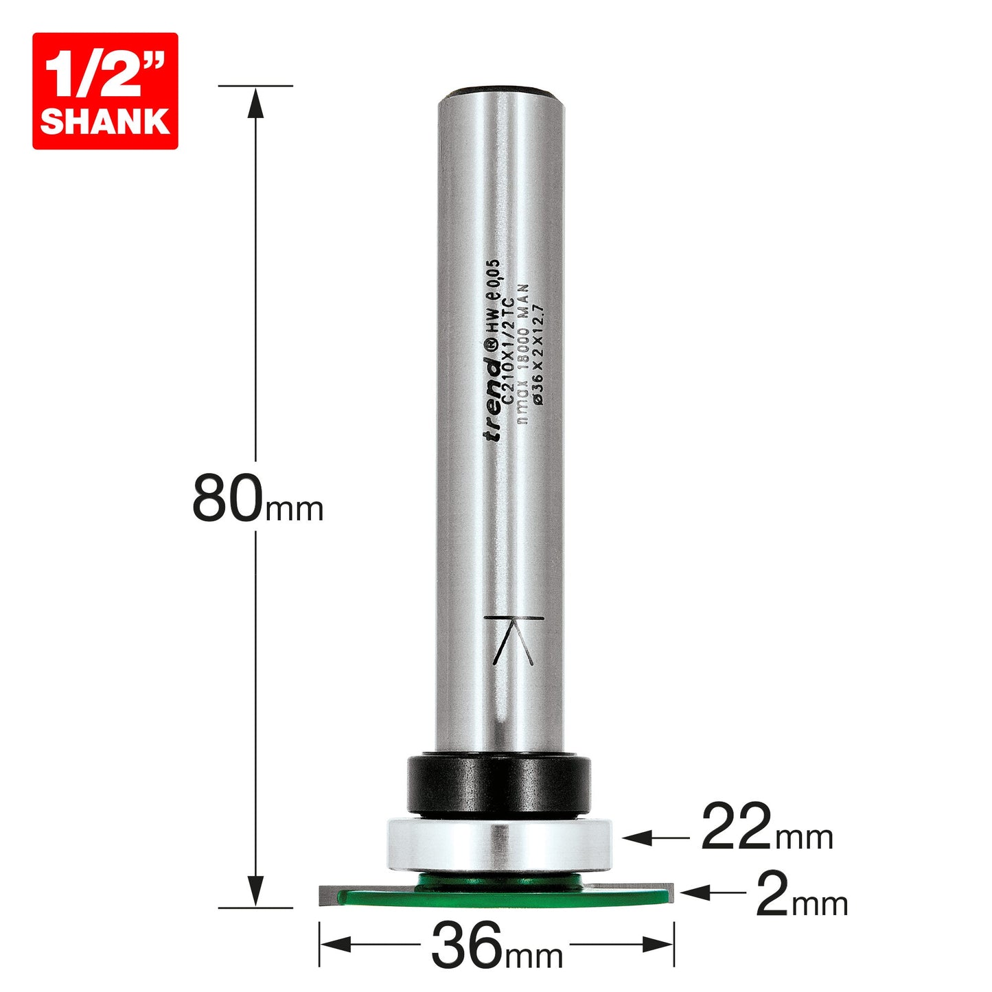 Weatherseal groover 2mm x 7mm