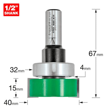 Intumescent cutter 15mm x 40mm