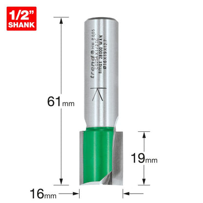 Two Flute Cutter 16mm diameter