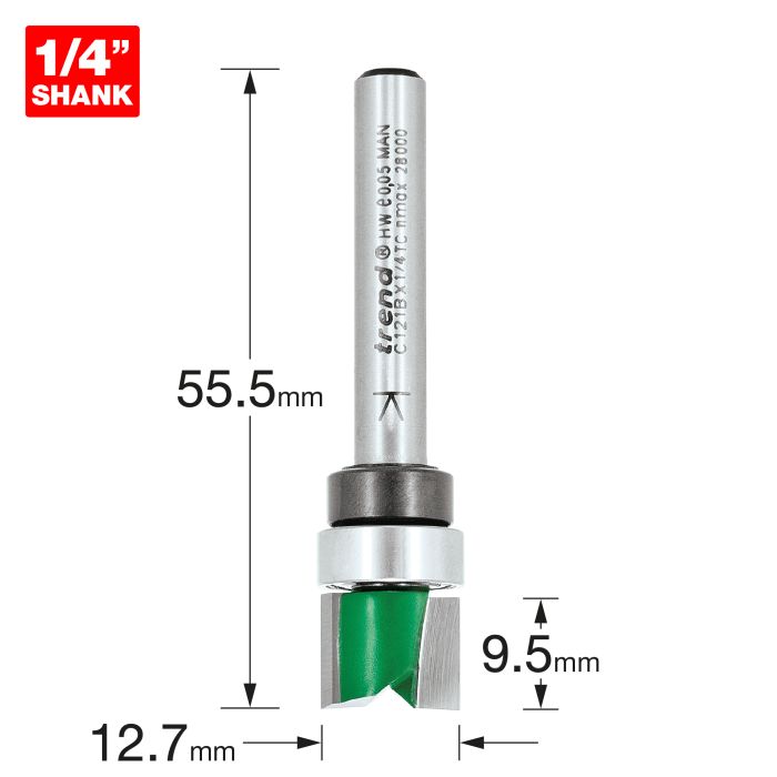Template profile 12.7mm diameter