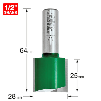 Two Flute Cutter 28mm diameter