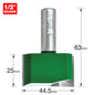 Two Flute Cutter 44.5mm diameter