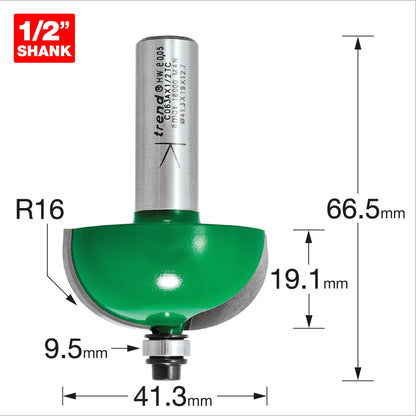 Self guided radius 16mm