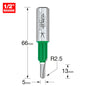 Radius 2.5mm radius x 5mm diameter