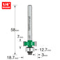 Guided plain pile cutter 7x3mm