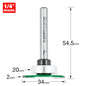 Weatherseal groover 2mm x 7mm